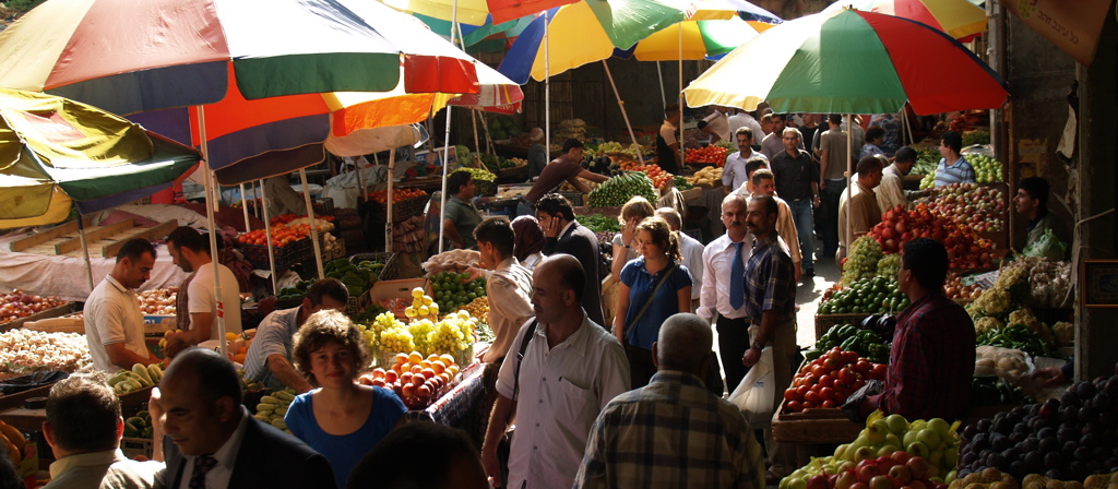 Palästinensischer Frischemarkt